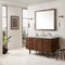 James Martin Vanities Amberly 60in Single Vanity, Mid-Century Walnut w/ 3 CM Carrara Marble Top 670-V60S-WLT-3CAR - alternate 3